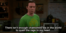 chamomile tea sheldon bigbangtheory rage