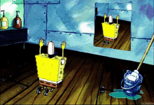 Spongebob-ception GIF - Spongebob Worship Self GIFs