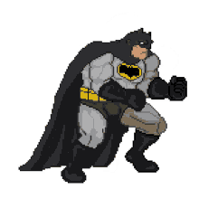 batman pixel art batman jump