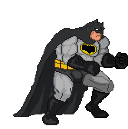 Batman Pixel Art Sticker - Batman Pixel Art Batman Jump - Discover & Share  GIFs