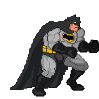 Batman Pixel Art Sticker - Batman Pixel Art Batman Jump Stickers