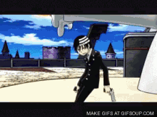 Death The Kid Soul Eater GIF - Death The Kid Soul Eater Bang GIFs