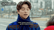With Great Power Comesgreat Responsibility..Gif GIF - With Great Power Comesgreat Responsibility. Goblin: The-lonely-and-great-god Goblin GIFs