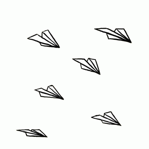 paper airplane tumblr transparent