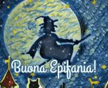 Befana Buona Epifania Arriva La Befana Sta Arrivando La Befana 6 Gennaio GIF - Epiphany Happy Epiphany Night Epiphany Night GIFs