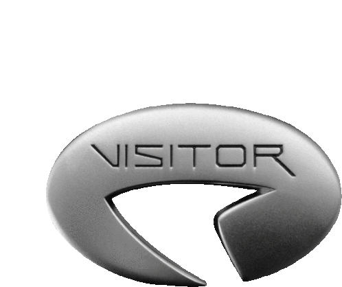 Visitor Badge Star Trek Sticker - Visitor Badge Star Trek Visitors Pin Stickers