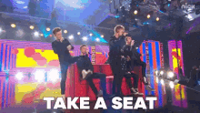 Take A Seat Take Several Seats GIF - Take A Seat Take Several Seats Sit Down GIFs