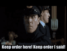 Keep Order Here Keep Order I Said GIF - Keep Order Here Keep Order I Said Rage GIFs
