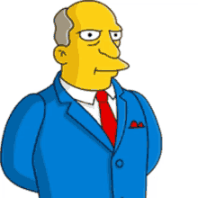 rolcaegocentrico egocentrico the simpsons suit and tie