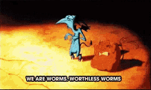 Worms Peasant GIF - Worms Peasant Worthless GIFs