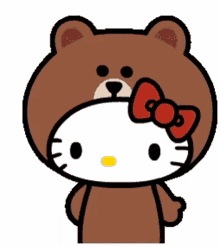 Hello Kitty Jeongjoonie GIF - Hello Kitty Jeongjoonie Hello Kitty Bear GIFs