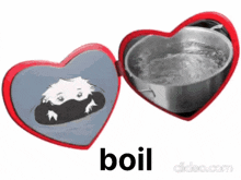 Larry Boil GIF - Larry Boil Heart GIFs