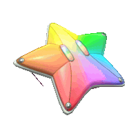 Rainbow Starchute Glider Sticker - Rainbow Starchute Starchute Glider Stickers