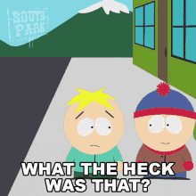 What The Heck Was That Butters Stotch GIF - What The Heck Was That Butters Stotch Stan Marsh GIFs