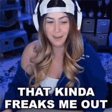 That Kinda Freaks Me Out Misshenley GIF - That Kinda Freaks Me Out Misshenley That Scared Me GIFs