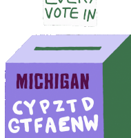 Every Vote In Michigan Must Be Counted Sticker - Every Vote In Michigan Must Be Counted Count Every Vote Stickers