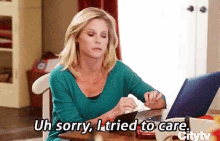 Modern Family - Tried To Care GIF - Modern Family Claire Care GIFs