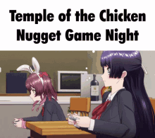 temple of the chicken nugget game night gaming d4dj d4dj first mix