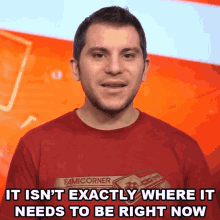 It Isnt Exactly Where It Needs To Be Right Now Shane Luis GIF - It Isnt Exactly Where It Needs To Be Right Now Shane Luis Rerez GIFs