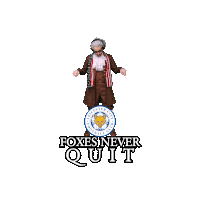 a logo for leicester city football club with a fox
