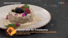 Cheesecake De Frambuesa Masterchef Argentina GIF - Cheesecake De Frambuesa Masterchef Argentina Temporada3 GIFs