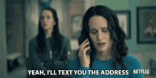 Yeah Ill Text You The Address Elizabeth Reaser GIF - Yeah Ill Text You The Address Elizabeth Reaser Shirley Crain GIFs