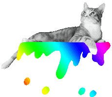 3d Rainbow Sticker