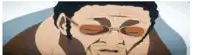 a close up of a man 's face with glasses on .