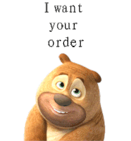 I Want Your Order Sticker