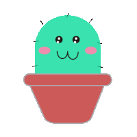 Cactus Cute Sticker - Cactus Cute Happy Stickers
