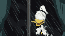 Donald Duck Rain GIF - Donald Duck Rain Window GIFs