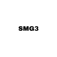 the word smg3 is written in black letters on a white background .