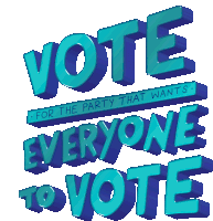 Vote For The Party Who Wants Everyone To Vote Sticker - Vote For The Party Who Wants Everyone To Vote Democrat Stickers