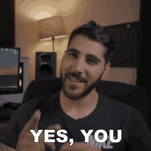 Yes You Rudy Ayoub GIF - Yes You Rudy Ayoub You Are The One GIFs