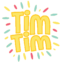 Cheers Tim Tim Sticker - Cheers Tim Tim Brinde Stickers