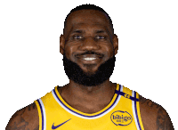 lebron james is wearing a bibgo jersey