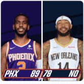 Phoenix Suns (89) Vs. New Orleans Pelicans (78) Third-fourth Period Break GIF - Nba Basketball Nba 2021 GIFs