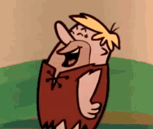 Barney Rubble The Flintstones GIF - Barney Rubble The Flintstones Laugh Out Loud GIFs