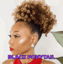 ponytail highy ponytail black ponytail bubble ponytail sleek ponytail