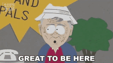 Great To Be Here Bob Denver GIF - Great To Be Here Bob Denver South Park GIFs