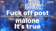 Bud Light Malone GIF - Bud Light Malone Singing GIFs