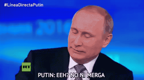Putin Riendo GIF - Ni Mergas Ni Vergas Putin - Discover & Share GIFs
