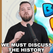 We Must Discuss The History Bricky GIF - We Must Discuss The History Bricky Lets Talk About The History GIFs