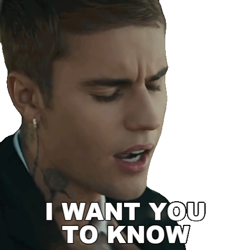 I Want You To Know Justin Bieber Sticker - I Want You To Know Justin Bieber Ghost Song Stickers
