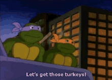 Tmnt Donatello GIF - Tmnt Donatello Lets Get Those Turkeys GIFs