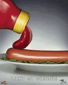 Hot Dog Lick GIF - Hot Dog Lick Tongue GIFs