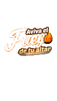 an ad for aviva el fuego de tu altar