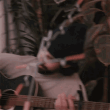 Playing Guitar Cold Moon GIF - Playing Guitar Cold Moon Simpleton Song GIFs