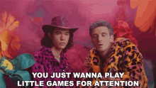 You Just Wanna Play Little Games For Attention Lauv GIF - You Just Wanna Play Little Games For Attention Lauv Conan Gray GIFs