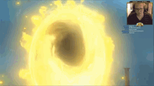 a screen shot of a video game with a man playing a game called guild wars 2